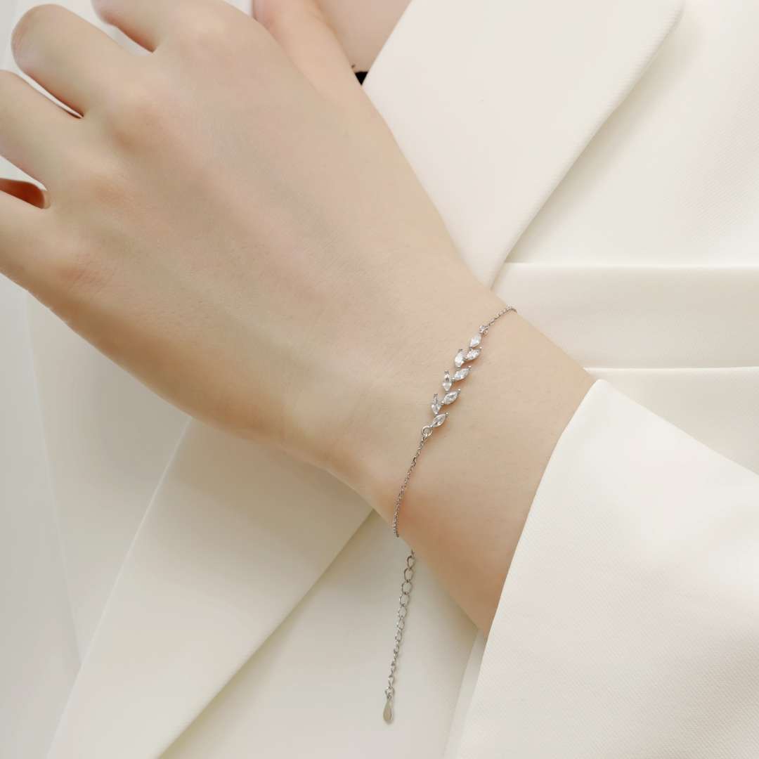 [STREET]Elegant Wheat Leaves Shape Bracelet