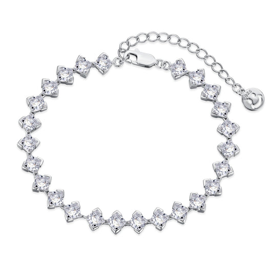 [STREET]Ornate Princess Cut Daily Bracelet