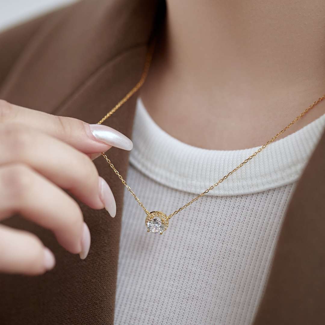 [STREET]Luxurious Round Cut Necklace