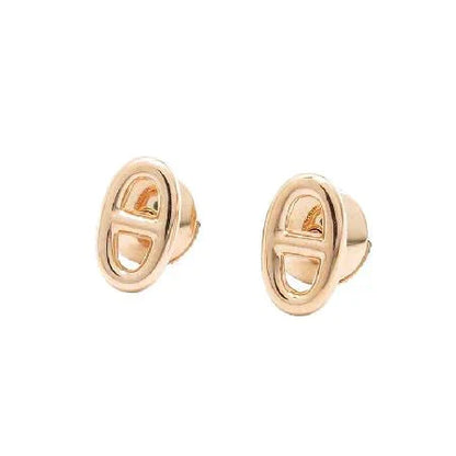 ˇGilded EraˇCHAINE SMALL EARRINGS GOLD AND SILVER
