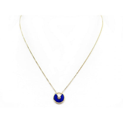 ˇGilded EraˇAMULETTE ROSE GOLD AGATE NECKLACE