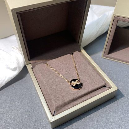 ˇGilded EraˇJEUX DE PINK GOLD DIAMOND NECKLACE