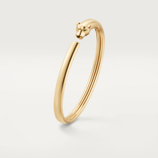 ˇGilded EraˇPANTHERE GOLD OPEN BRACELET