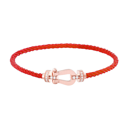 ˇGilded EraˇFORCE 10 HALF DIAMOND PINK GOLD RED CORDERI LARGE AND MEDIUM MODEL