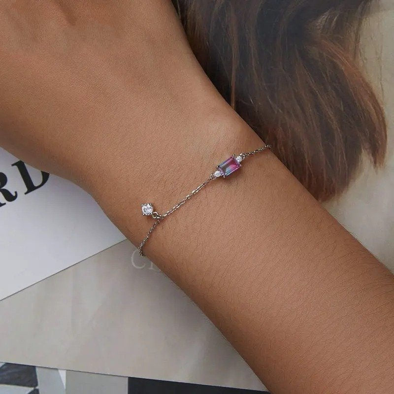 [STREET]Synthetic Tourmaline Bracelet for Women