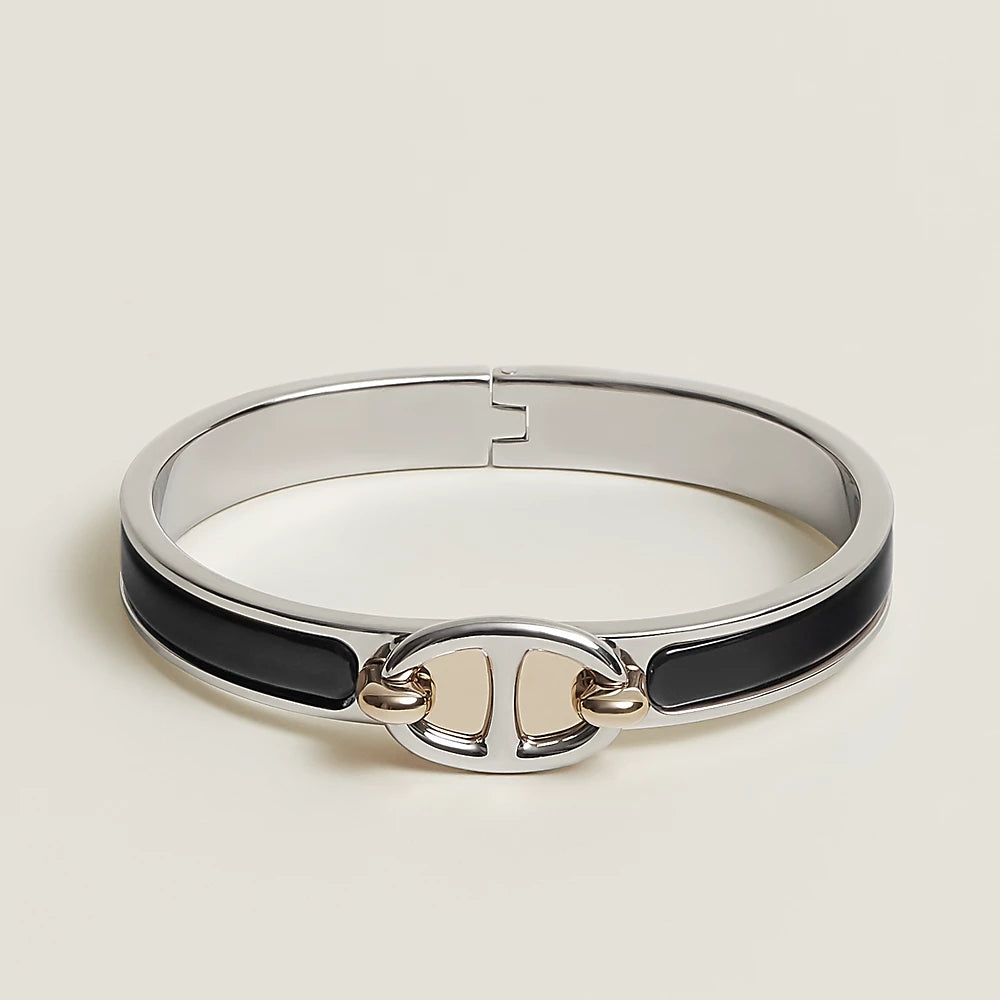 ˇGilded EraˇCLIC CHAINE SILVER BRACELET